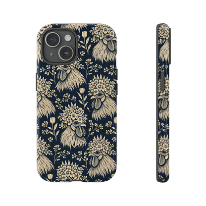 Floral Rooster Tough Case