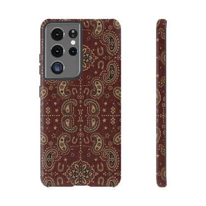 Burgundy Bandana Tough Case