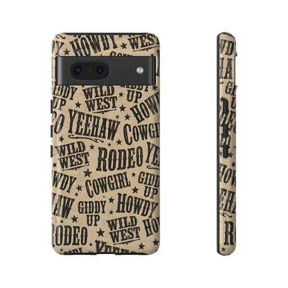 Cowgirl Slang Tough Case