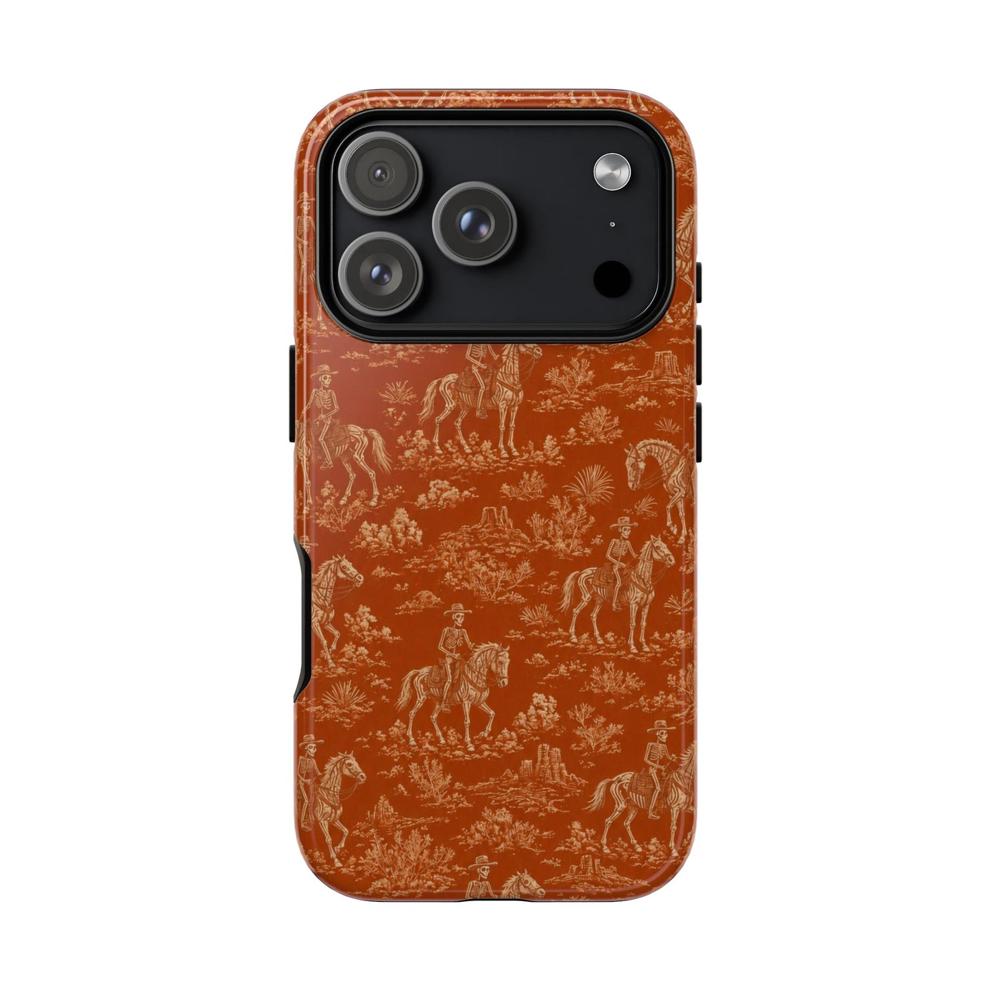 Cowboy Skeleton Toile Tough Case