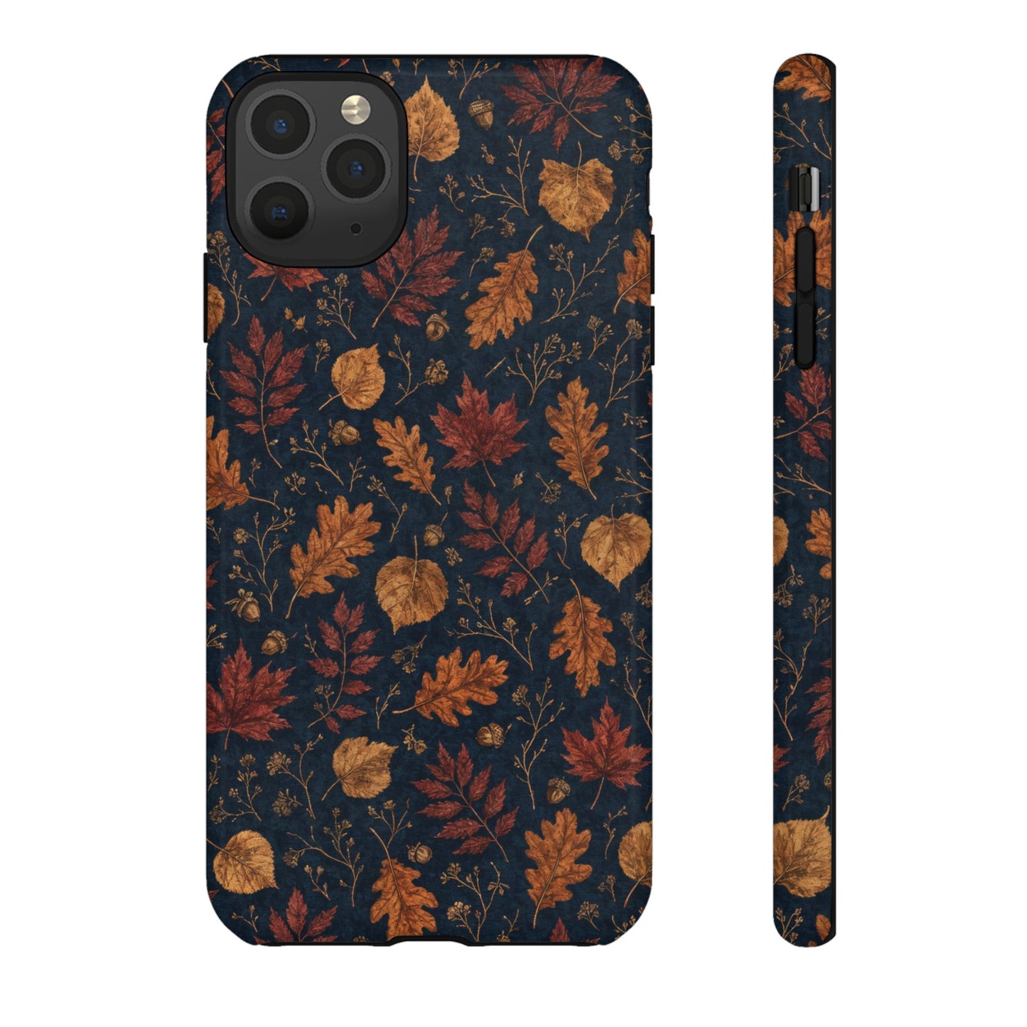 Navy Oak Leaf Tough Case