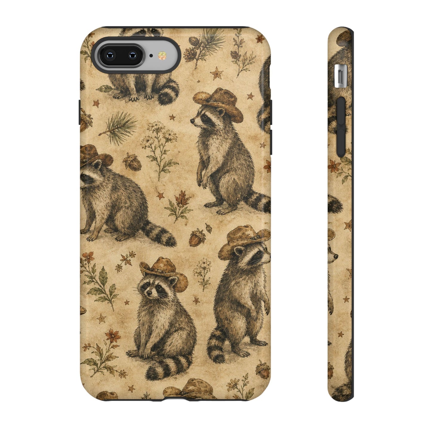 Painted Raccoon Tough Case