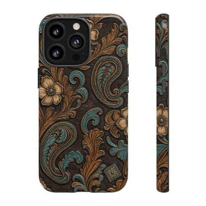 Tooled Paisley Tough Case