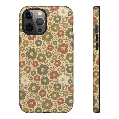 Retro Poppy Field Tough Case