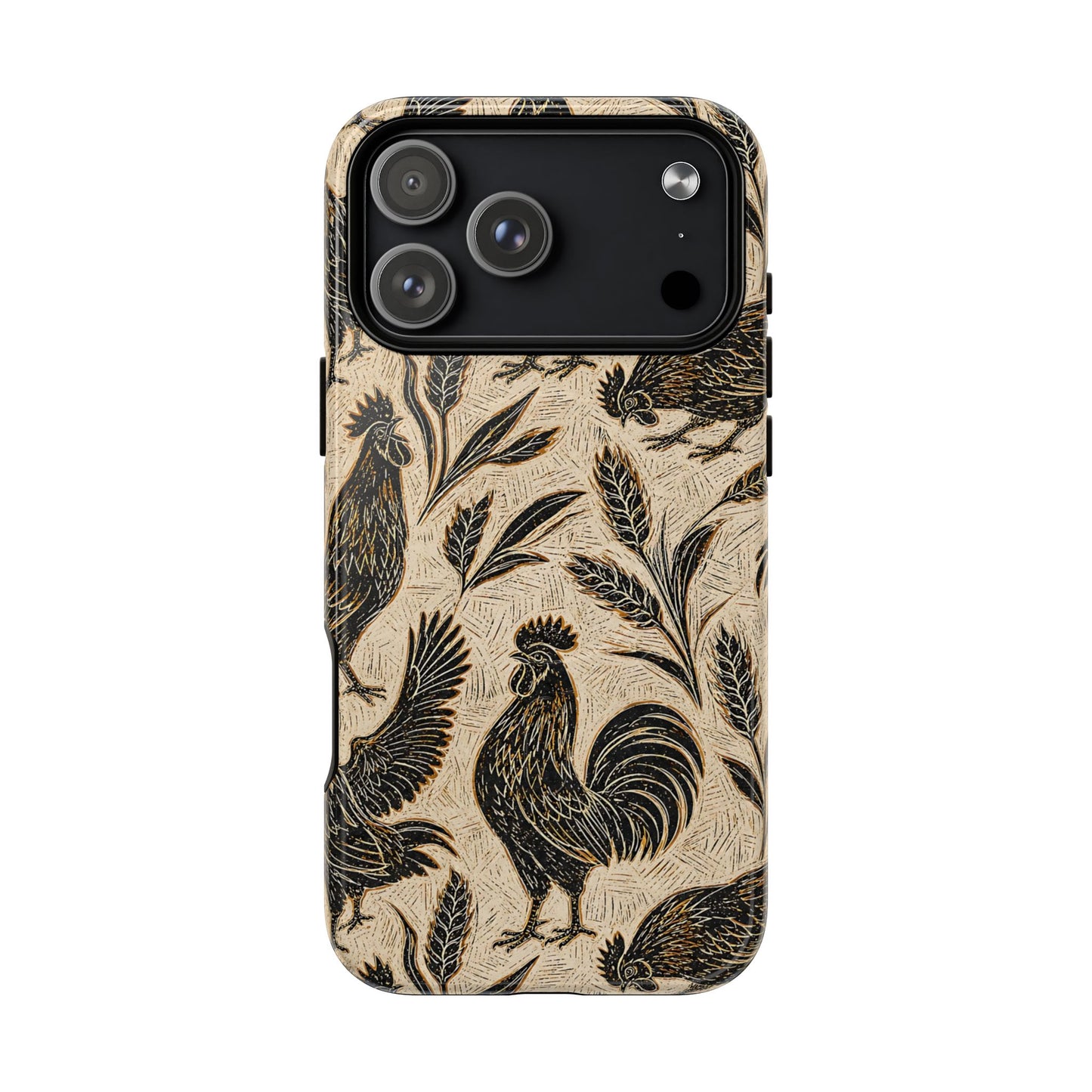 Carved Rooster Magnetic Case