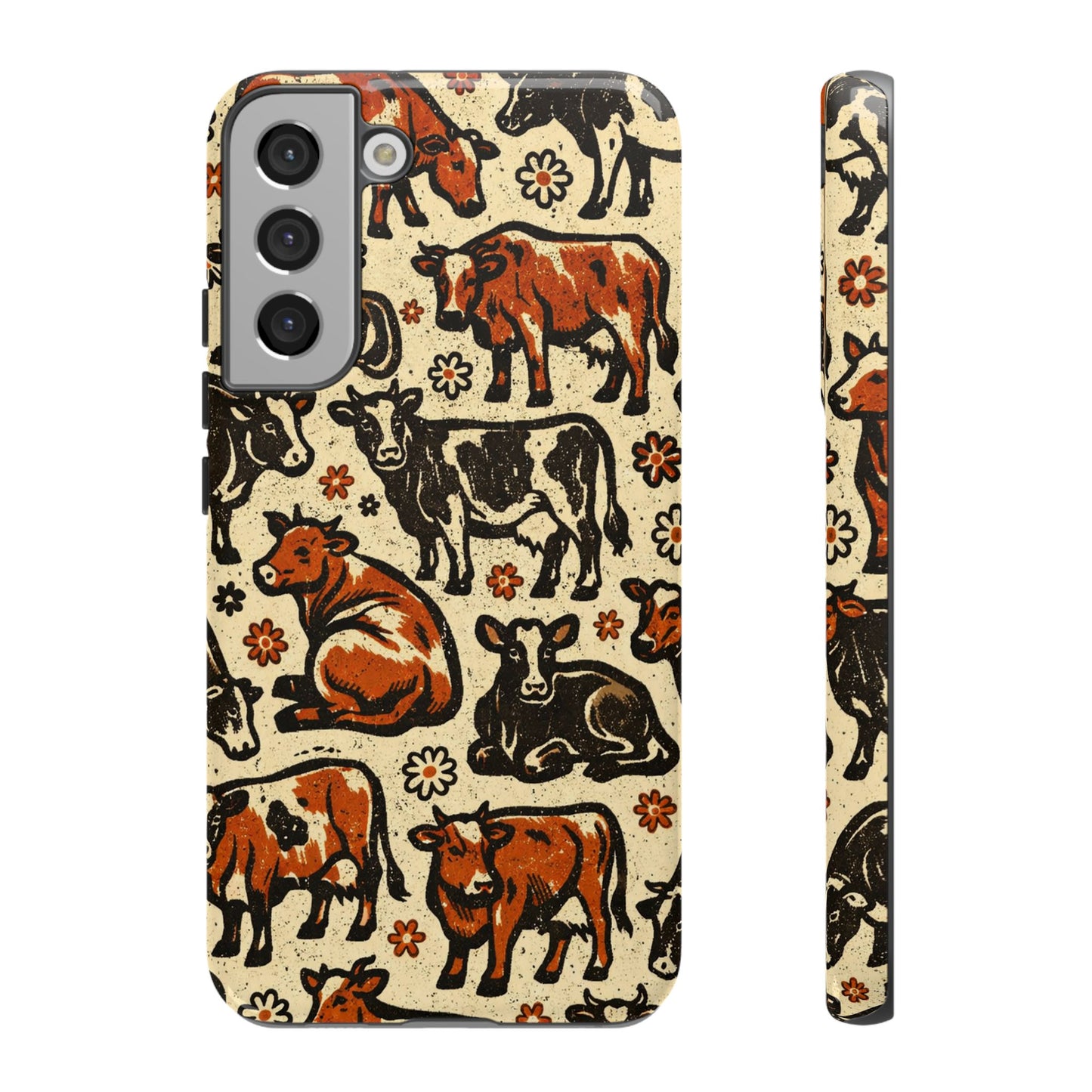 Retro Cows Tough Case