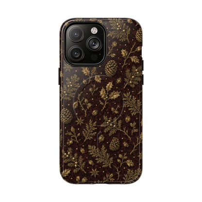 Brass Winter Botanicals Magnetic Case