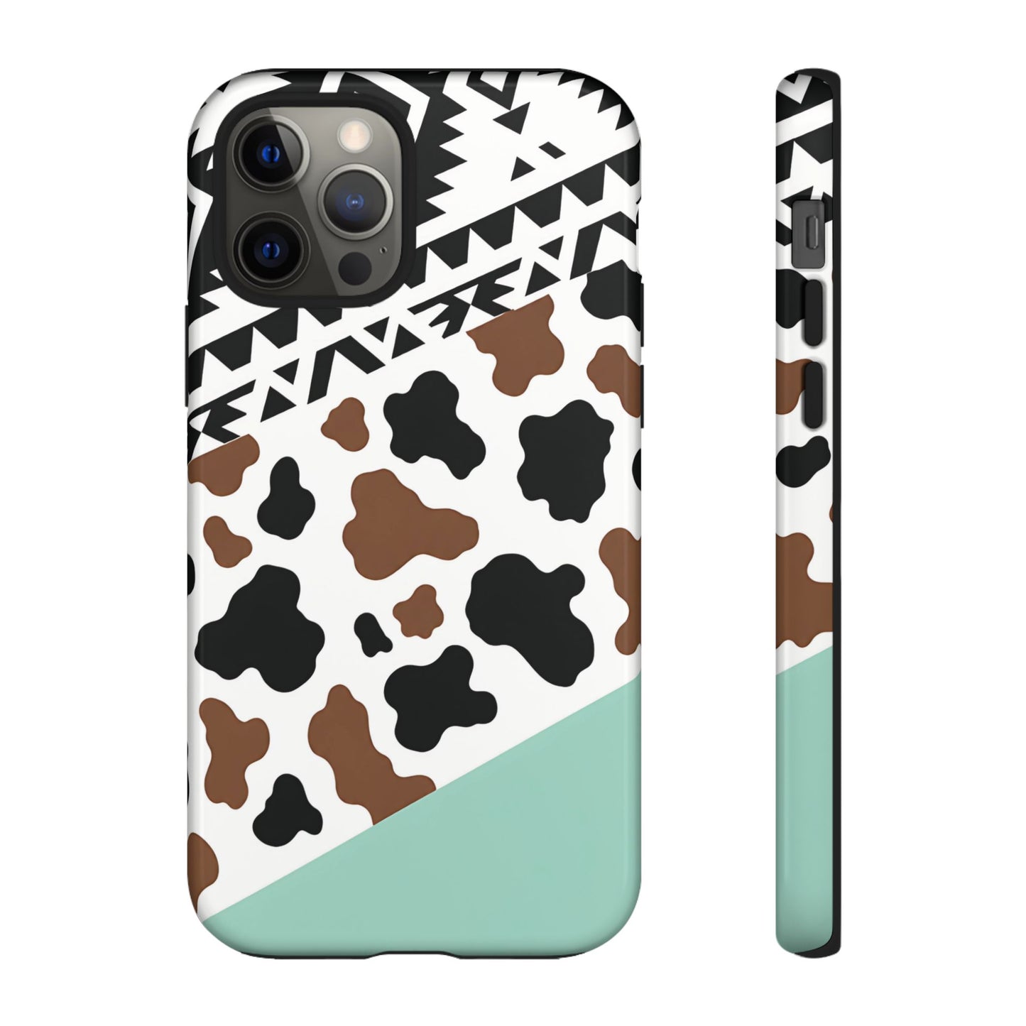 Mint Aztec Cowhide Tough Case