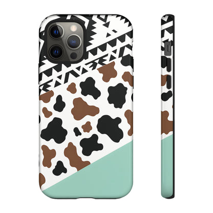 Mint Aztec Cowhide Tough Case