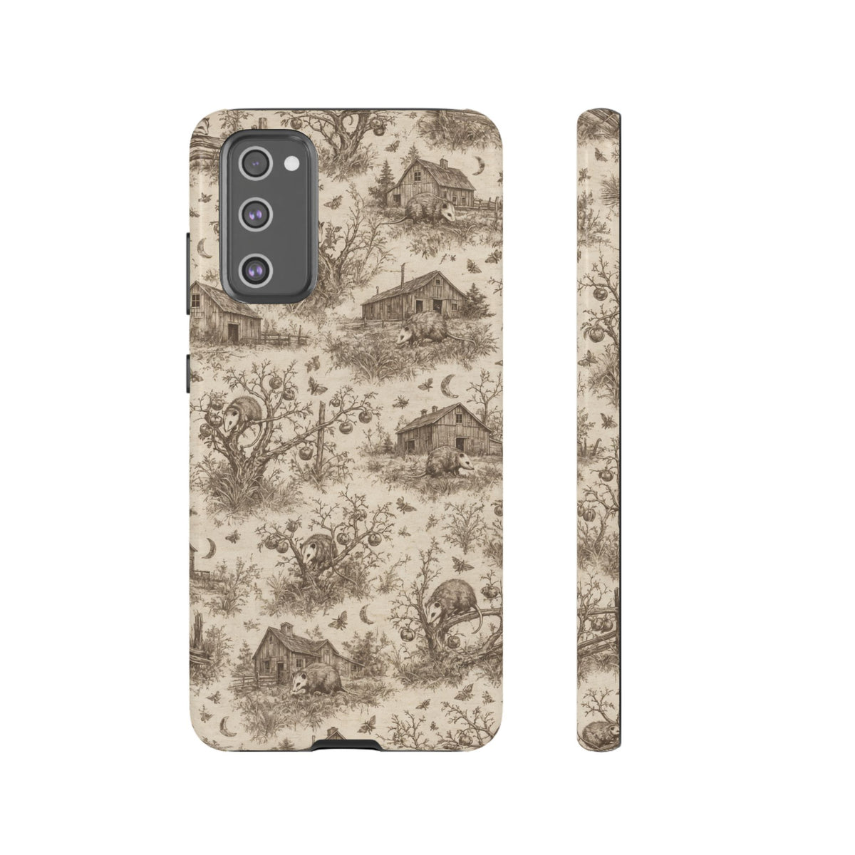 Opossum Toile Tough Case