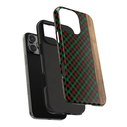 Red Green Plaid Phone Case