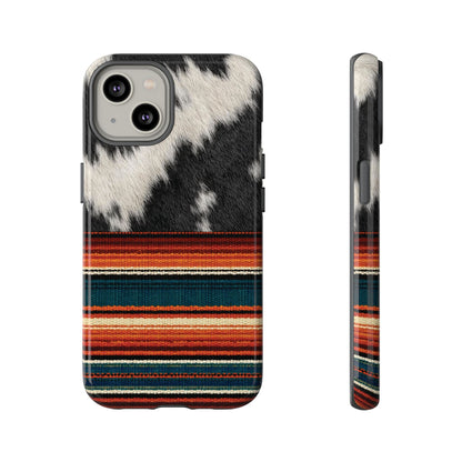 Cowhide + Serape Stripe Tough Case