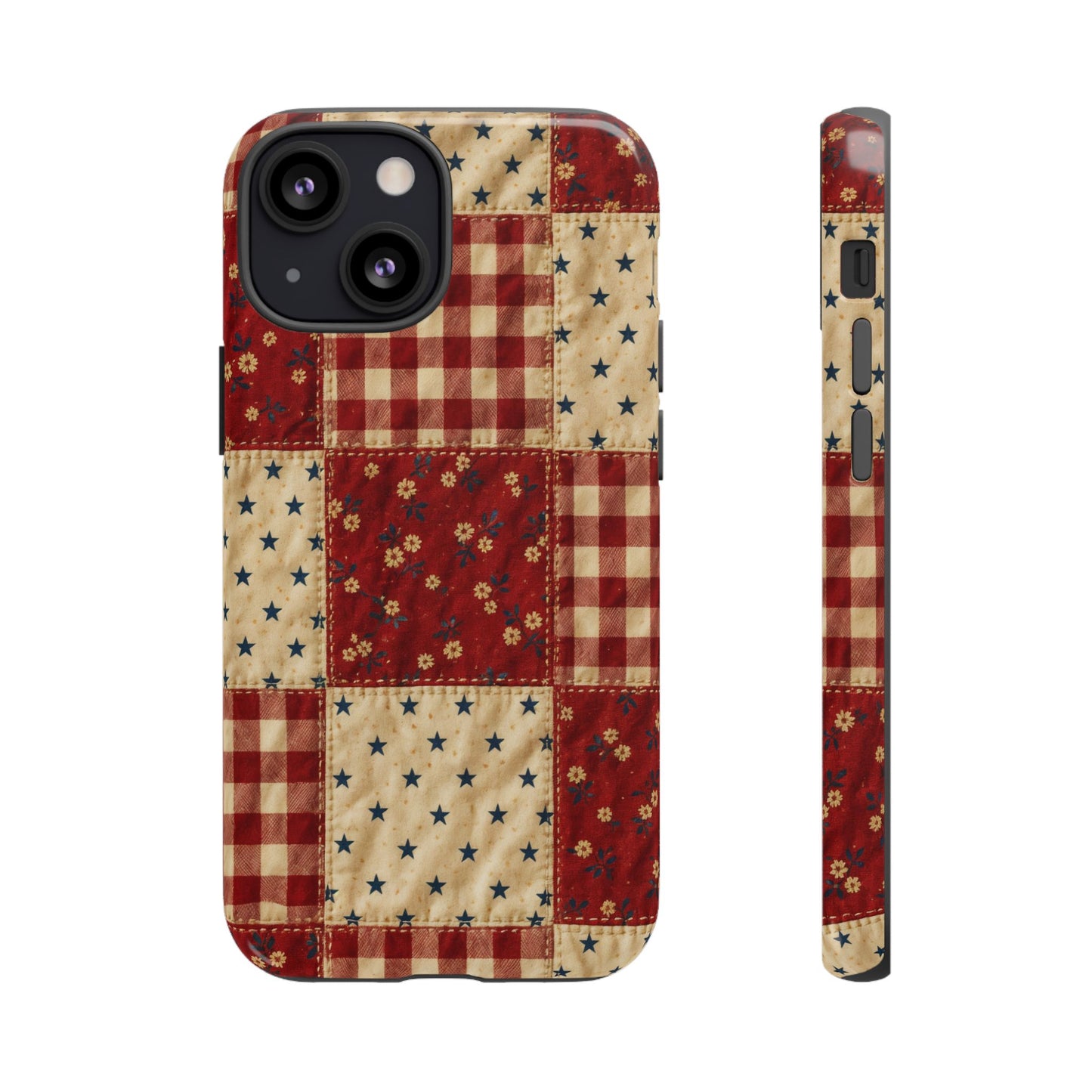 Gingham Stars Tough Case
