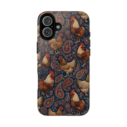 Patriotic Paisley Chickens Magnetic Case
