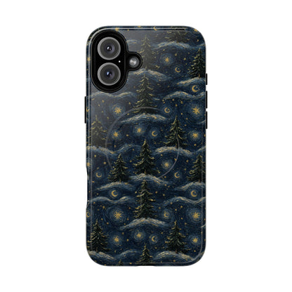 Starry Night Pines Magnetic Case