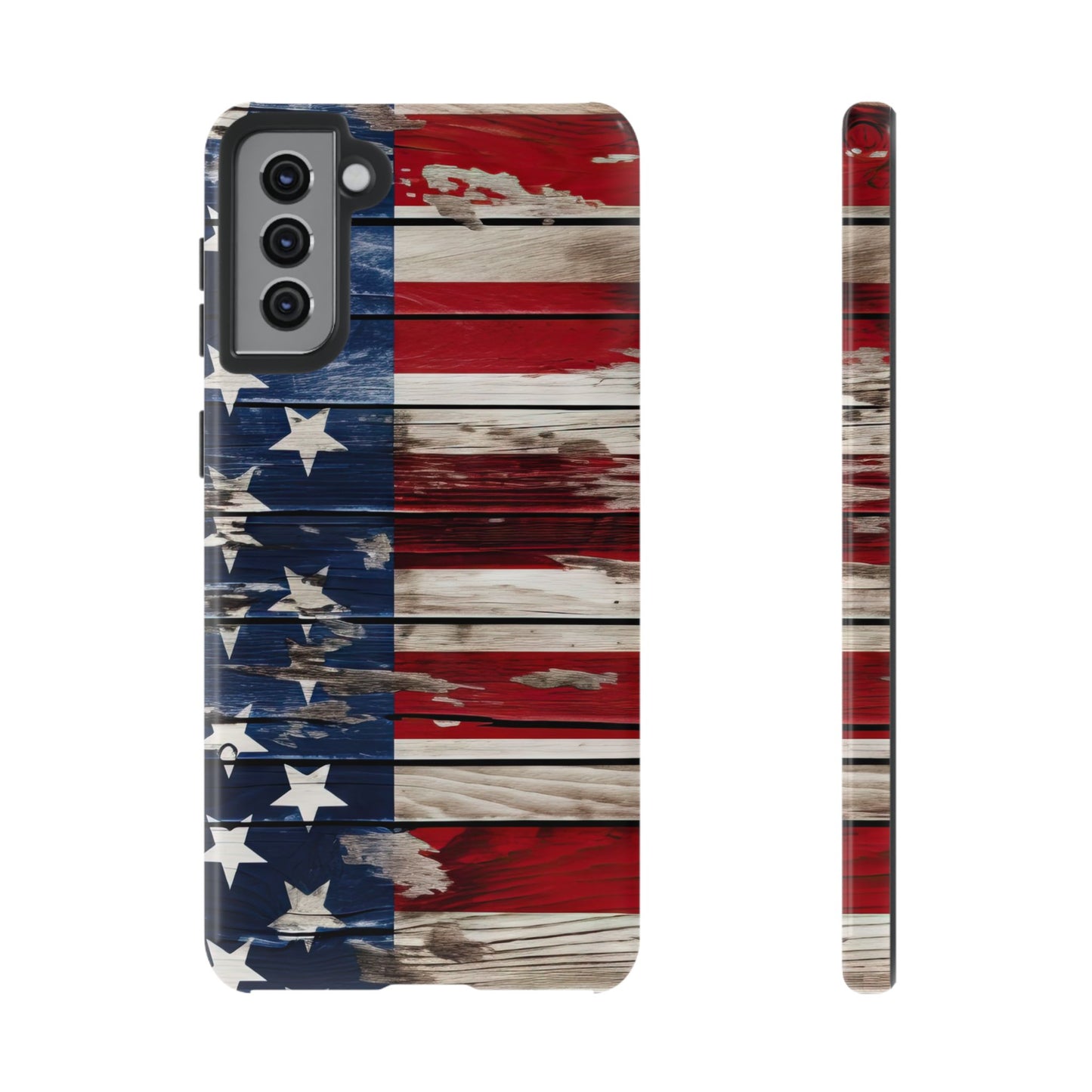 Wood Stars Stripes Tough Case