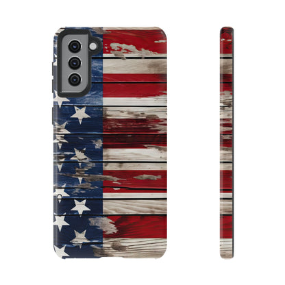 Wood Stars Stripes Tough Case