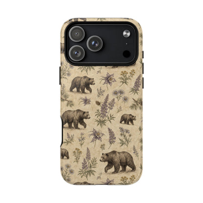 Floral Bear Magnetic Case