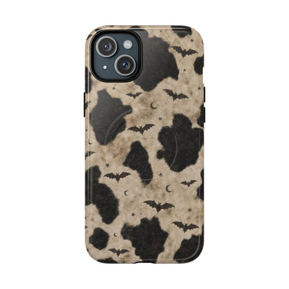Cowhide Bats Magnetic Case