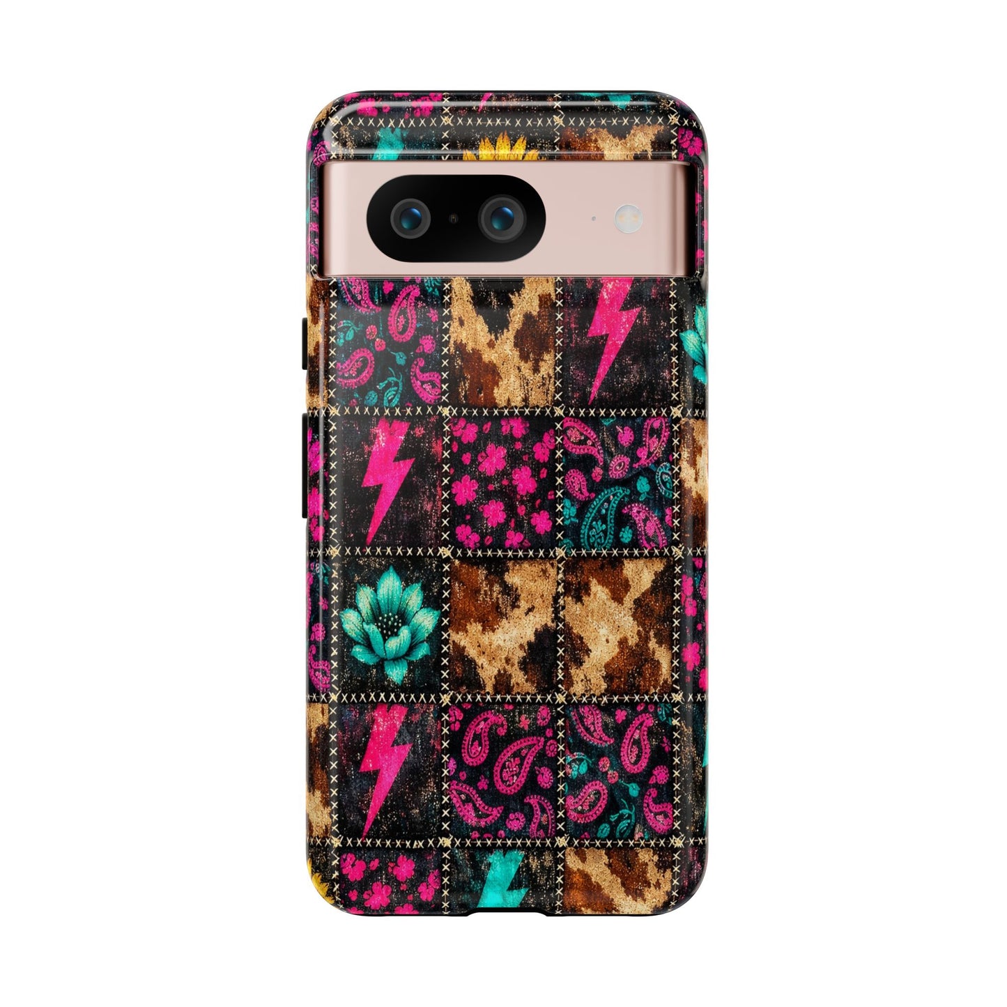 Neon Patchwork Tough Case