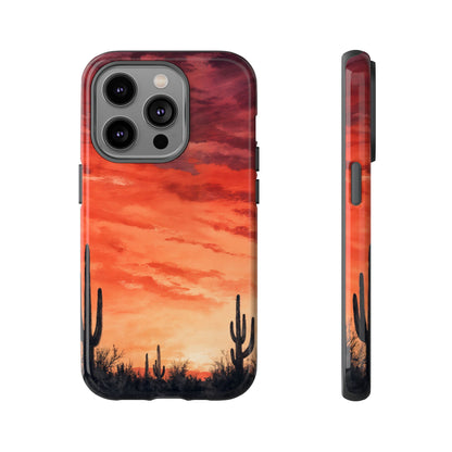Desert Sunset Swaths Tough Case