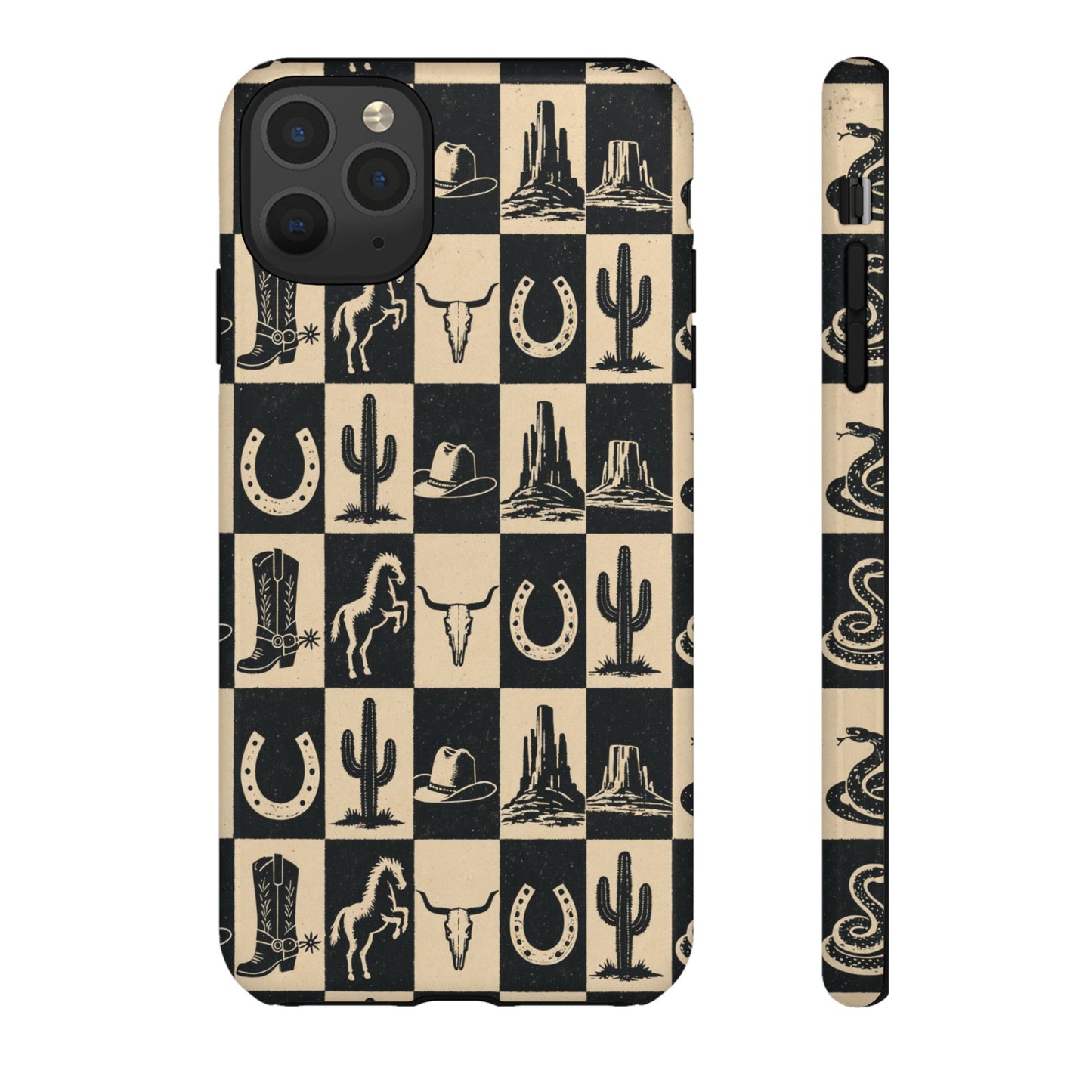 Western Checkerboard Tough Case