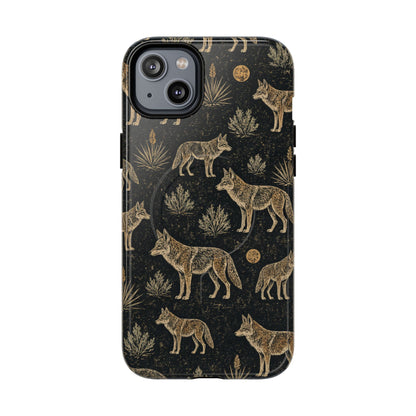 Moonlit Coyote Magnetic Case