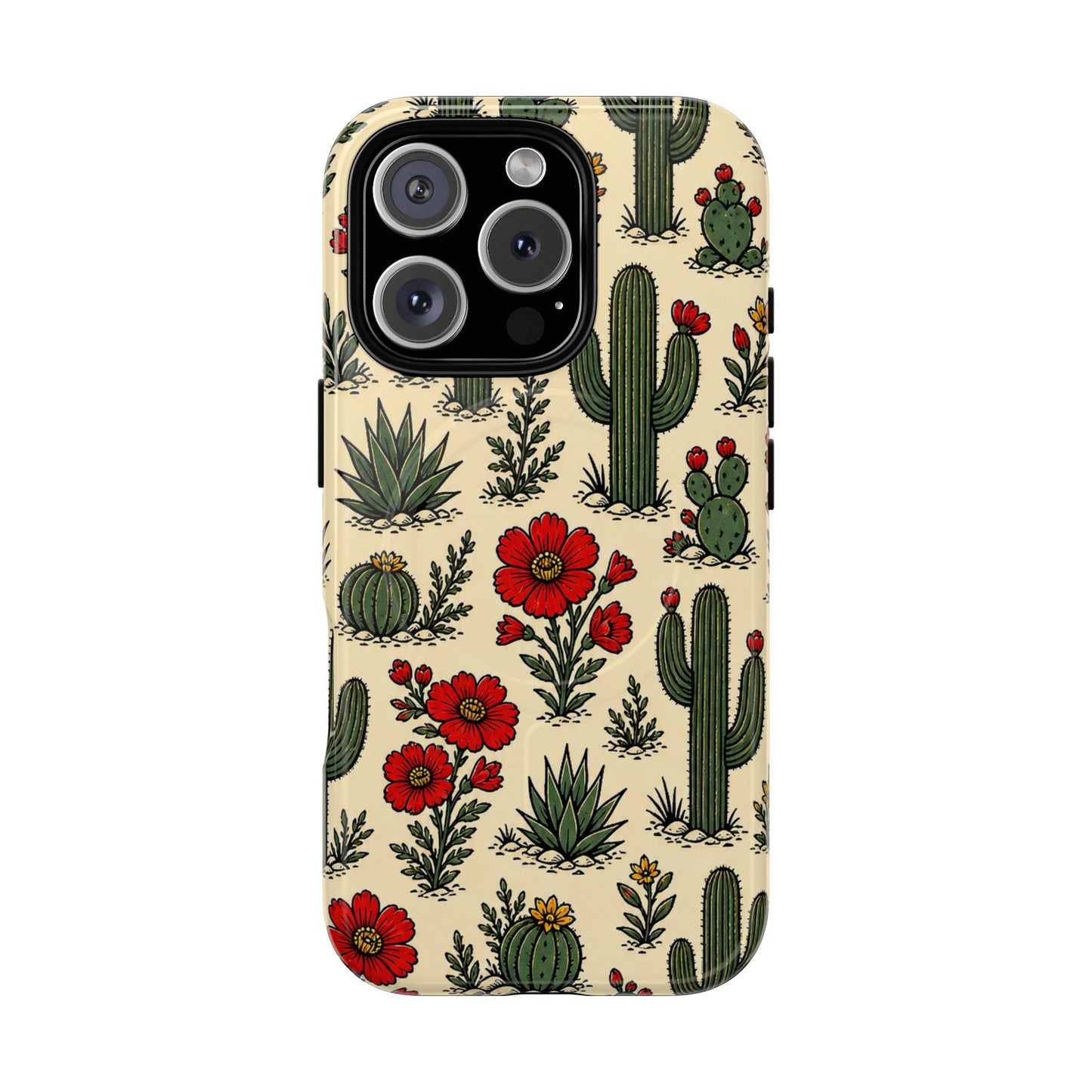 Poppy Cactus Magnetic Case
