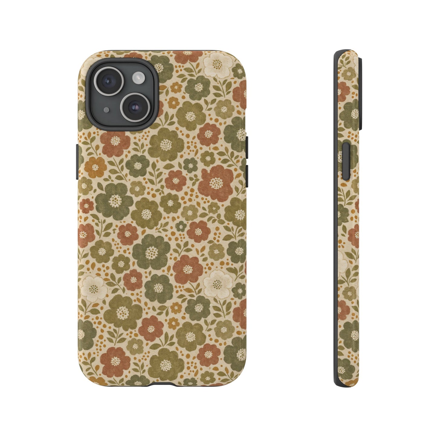 Retro Poppy Field Tough Case