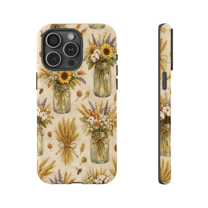 Wheat + Mason Jars Tough Case
