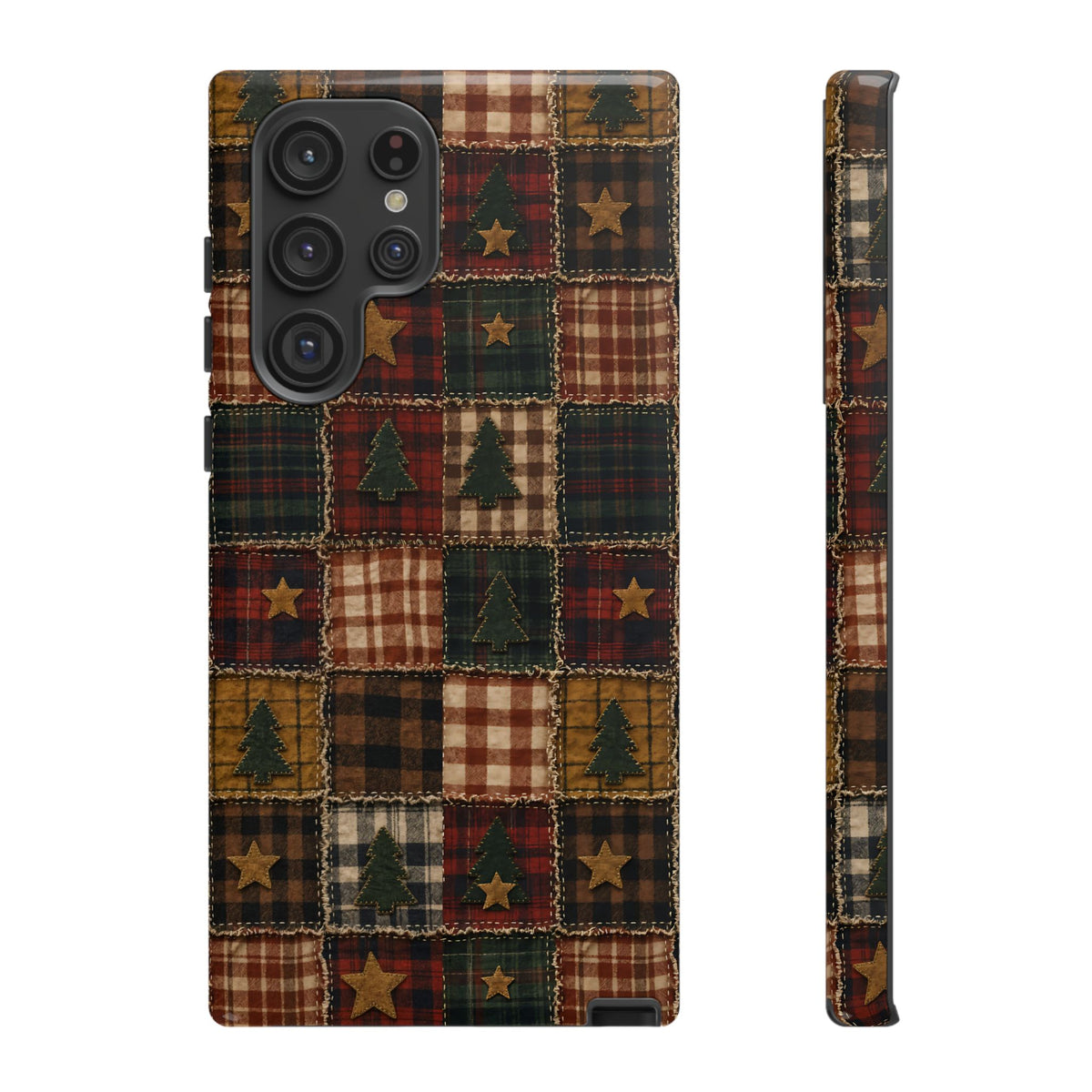 Christmas Rag Quilt Tough Case