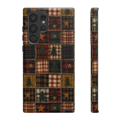 Christmas Rag Quilt Tough Case