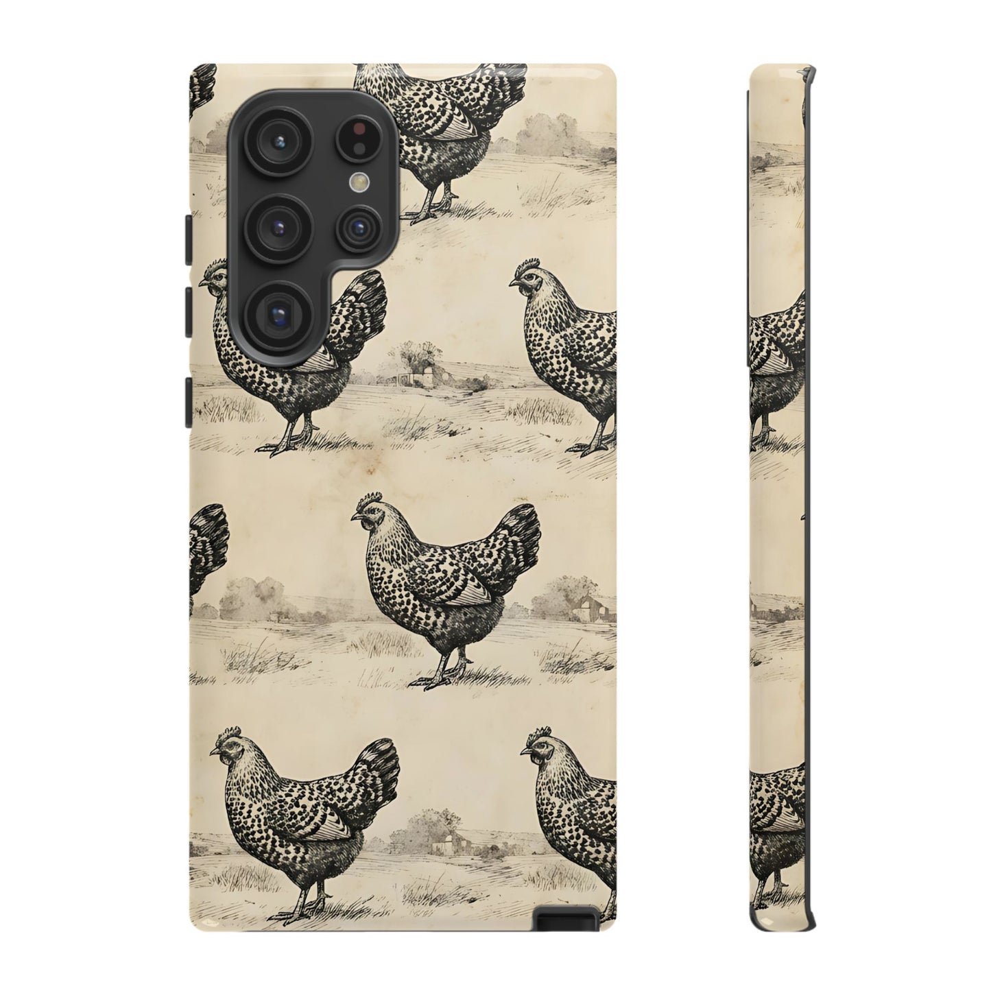 Vintage Chickens Tough Case