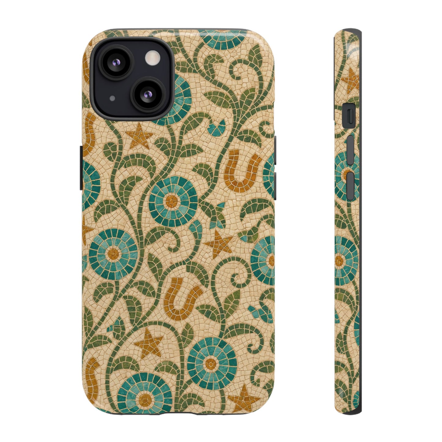 Turquoise Horseshoe Mosaic Tough Case