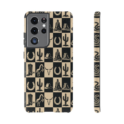 Western Checkerboard Tough Case