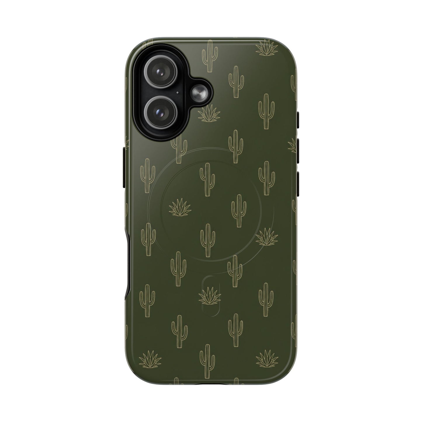 Green Cactus Magnetic Case