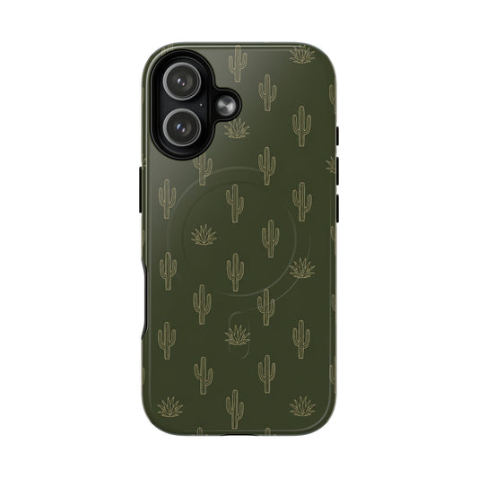 Green Cactus Magnetic Case