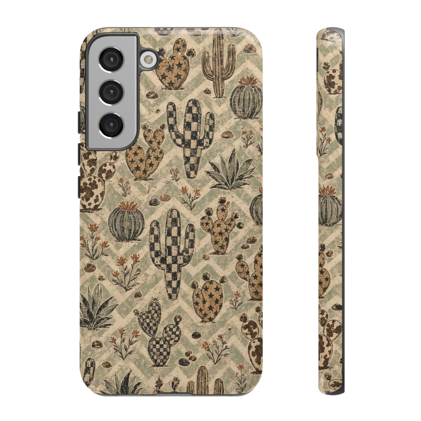 Checkered Cactus Tough Case