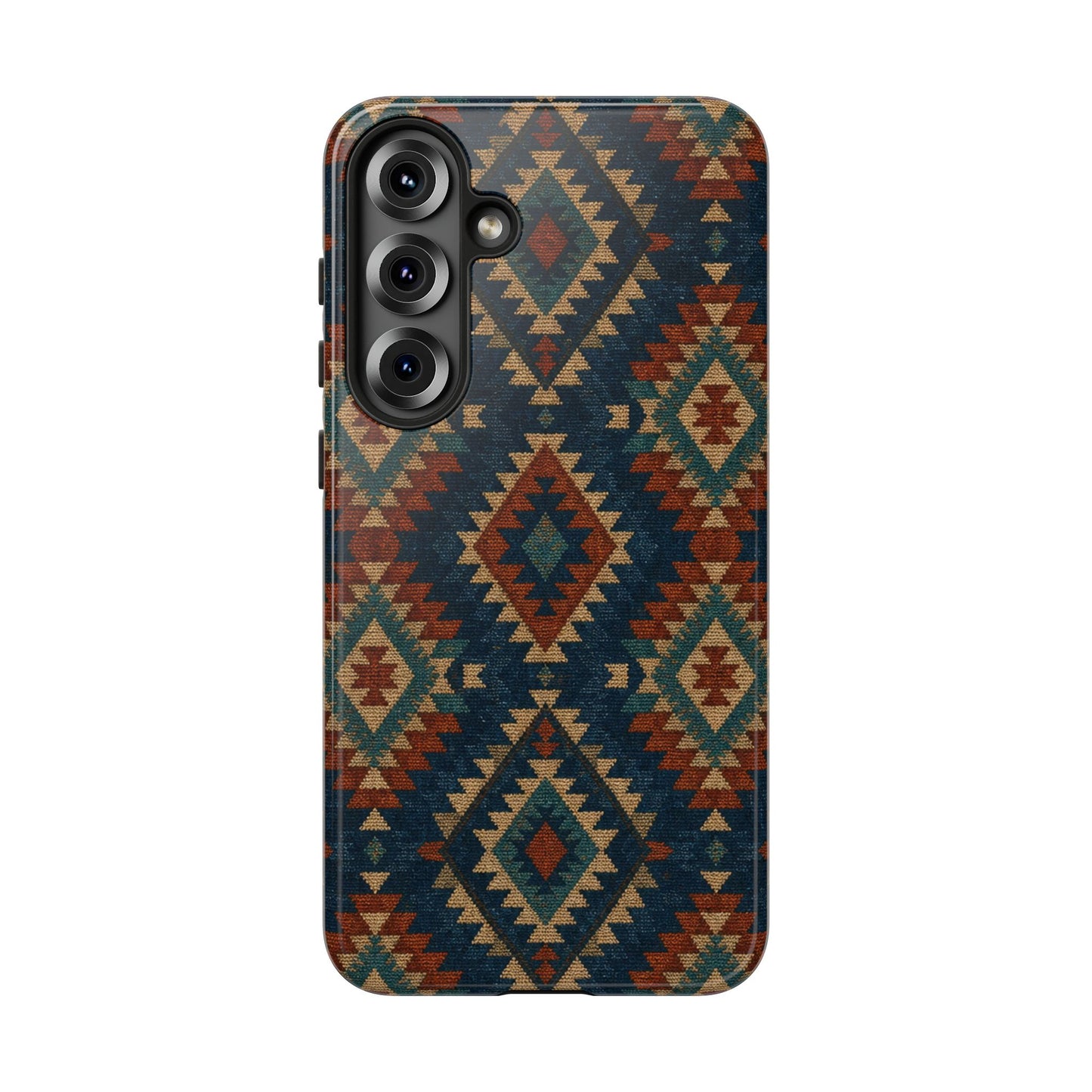 Navy Aztec Tough Case