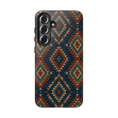 Navy Aztec Tough Case