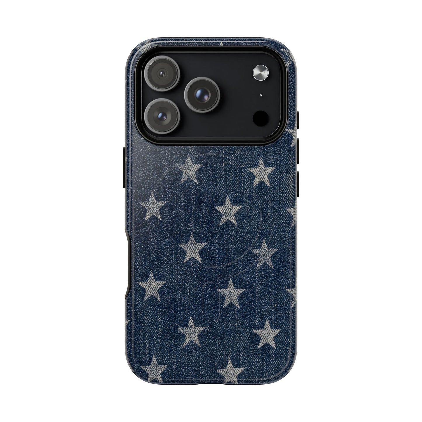Denim And Stars Magnetic Case