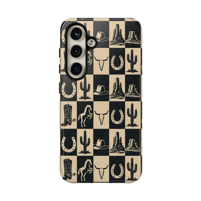 Western Checkerboard Tough Case
