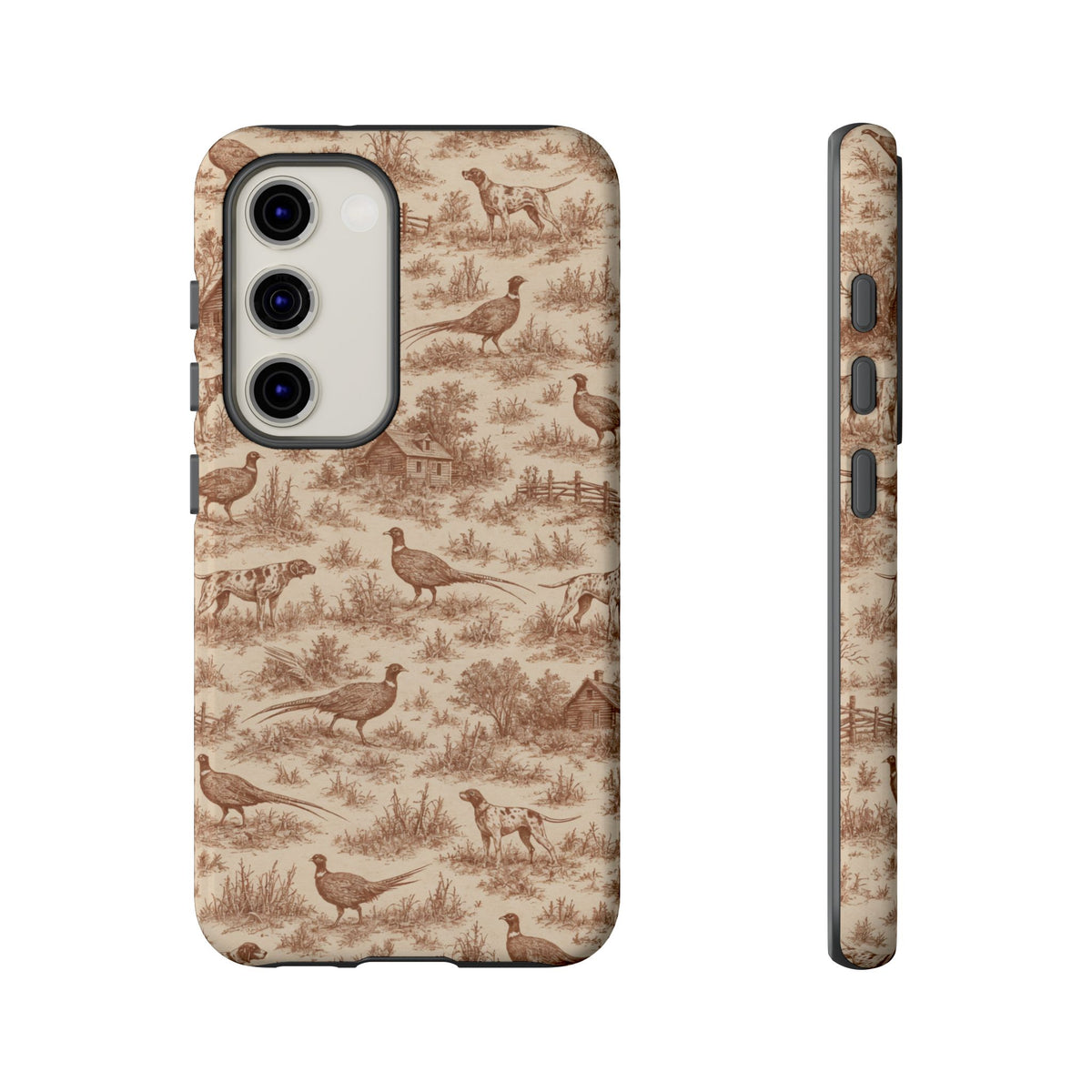 Pheasant Toile Tough Case