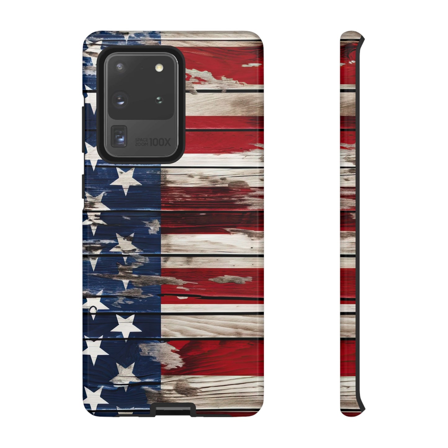Wood Stars Stripes Tough Case