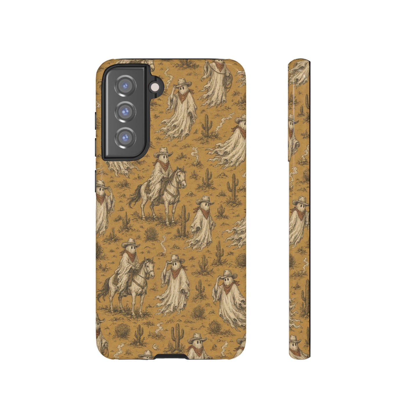 Ghost Cowboy Toile Tough Case