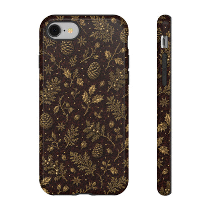 Brass Winter Botanicals Tough Case