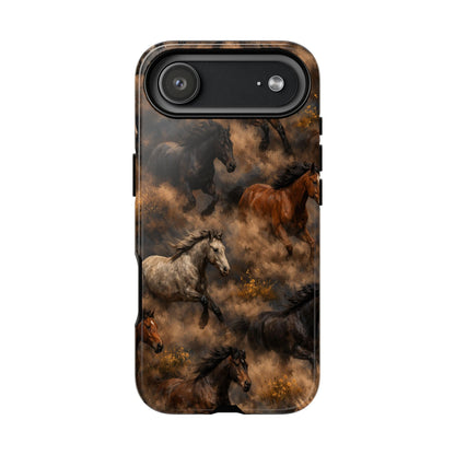 Running Horses Tough Case