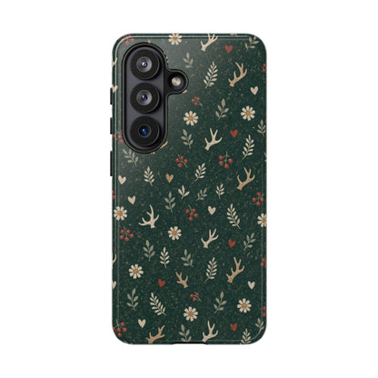 Antler Daisies Evergreen Tough Case