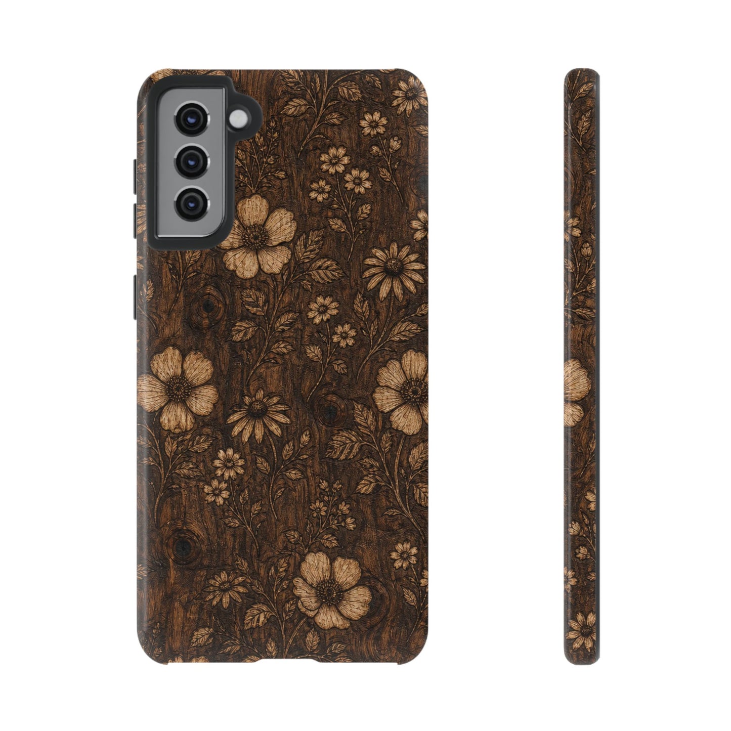 Floral Bark Tough Case