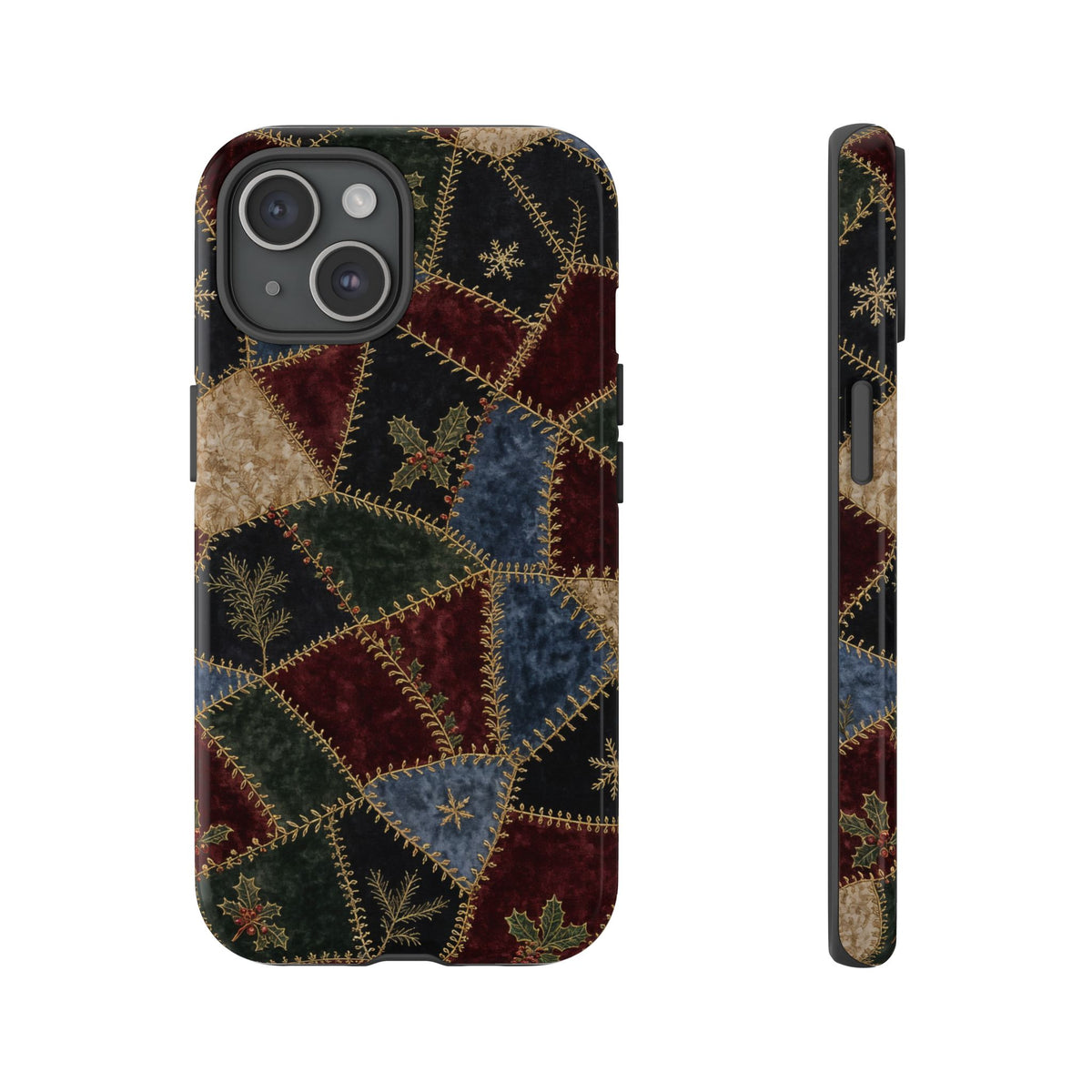 Winter Crazy Quilt Tough Case